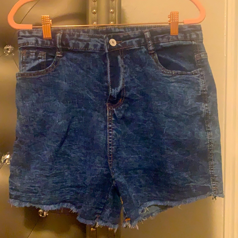 Blue Denim Shorts